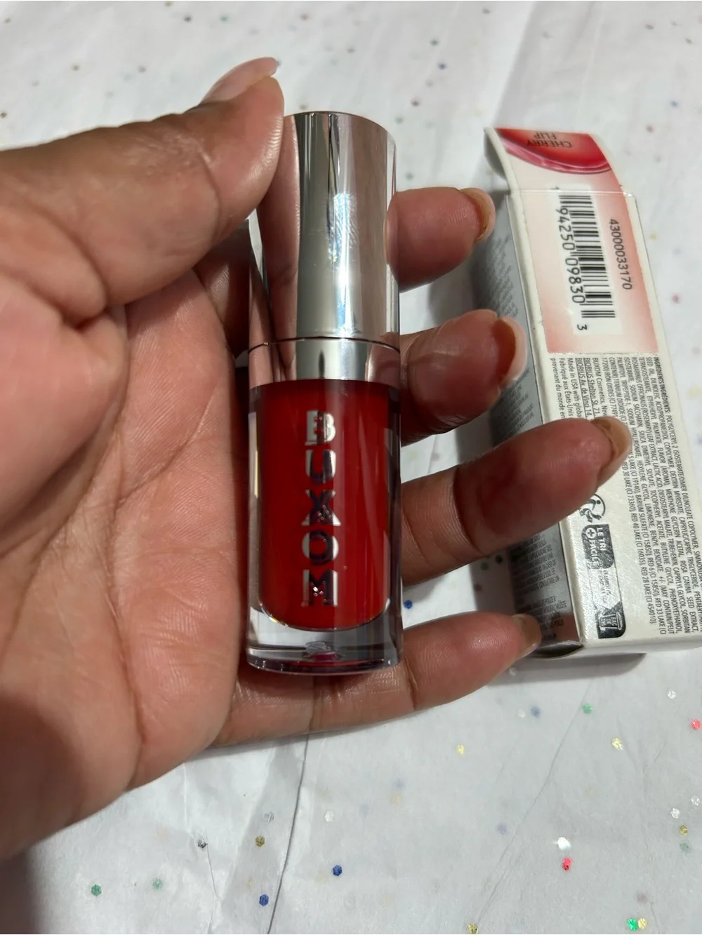 BUXOM Lipstick - Deep Red Cream Finish